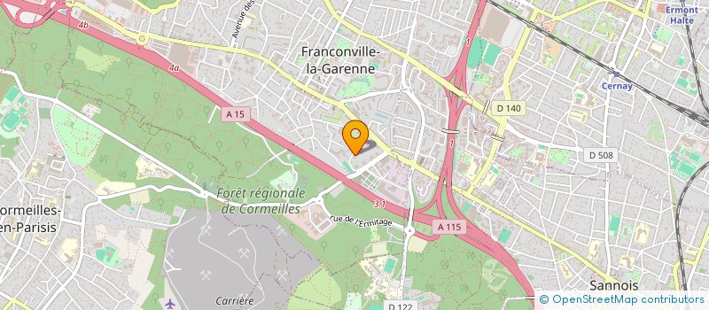 localisation de l'entreprise S.V.F  FRANCONVILLE