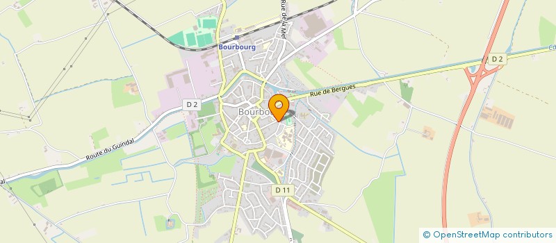 localisation de l'entreprise S.V.F.COTE D'OPALE  BROUCKERQUE