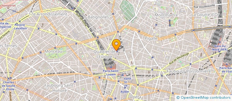 localisation de l'entreprise S.V LENS  PARIS