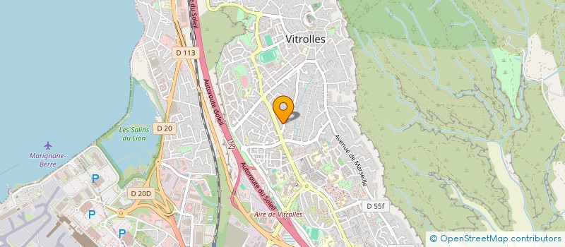 localisation de l'entreprise S.V.M à VITROLLES