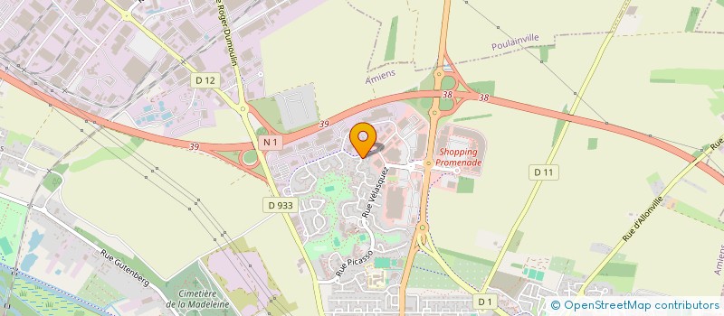 localisation de l'entreprise S.V.M.A à AMIENS