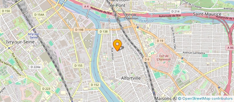 localisation de l'entreprise S V M SARL à ALFORTVILLE