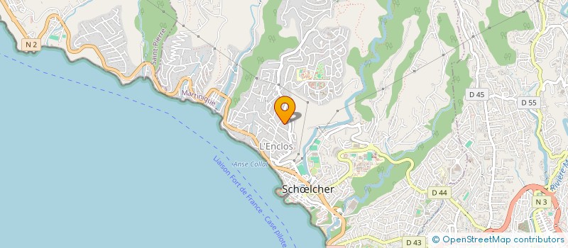 localisation de l'entreprise S.V.NEGOCE à SCHŒLCHER