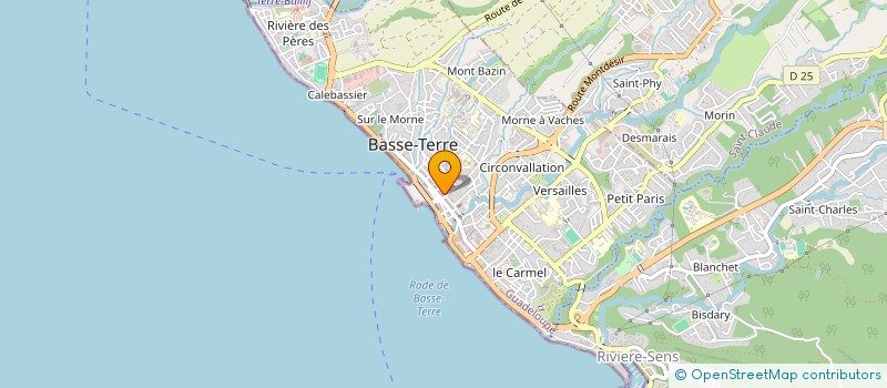 localisation de l'entreprise S.V.O. à BASSE-TERRE