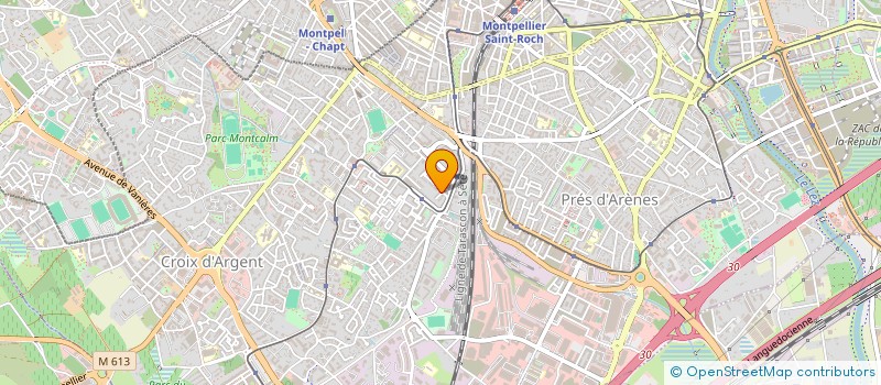 localisation de l'entreprise S V P VOYAGES à MONTPELLIER
