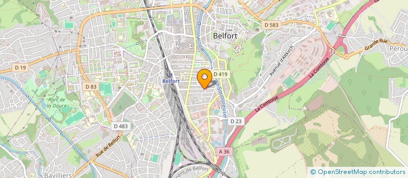 localisation de l'entreprise S V RENOV SARL à BELFORT