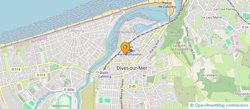 localisation de l'entreprise S.V.S à DIVES-SUR-MER