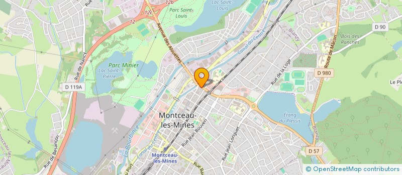 localisation de l'entreprise S.V.T.M à MONTCEAU-LES-MINES