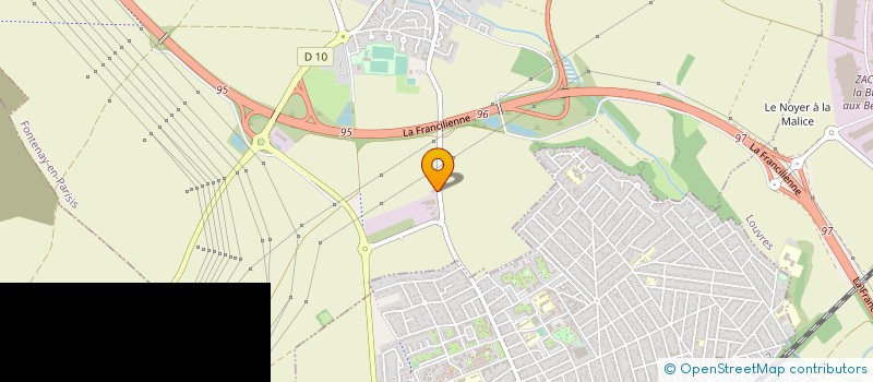 localisation de l'entreprise S.V.T.P.L.  FONTENAY-EN-PARISIS