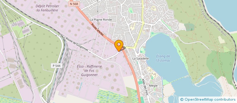 localisation de l'entreprise S V TRANSPORTS à FOS-SUR-MER