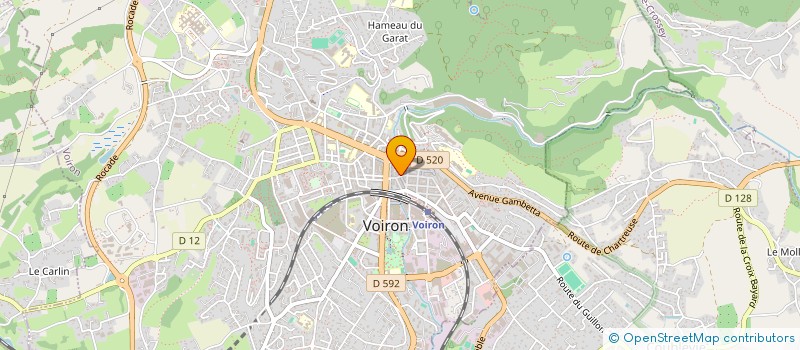 localisation de l'entreprise S&V VELVET à VOIRON