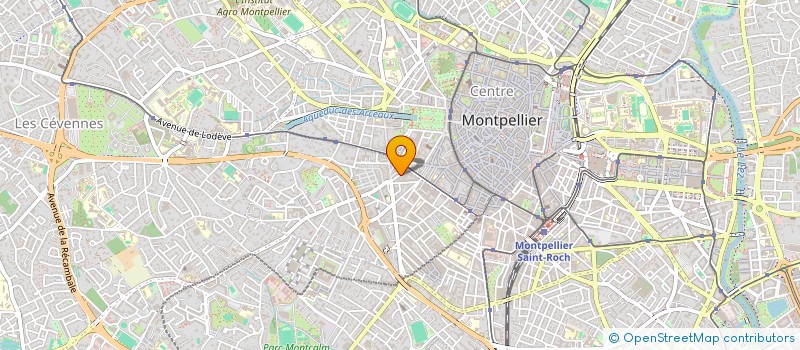 localisation de l'entreprise S & W à MONTPELLIER