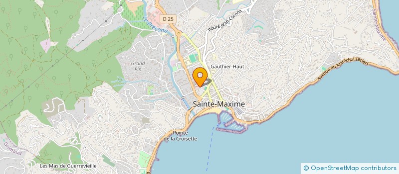 localisation de l'entreprise S & W  SAINTE-MAXIME