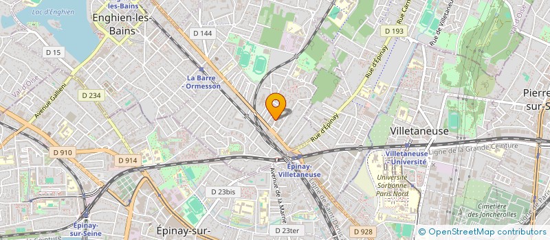 localisation de l'entreprise S.W  DEUIL-LA-BARRE