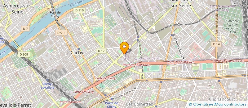 localisation de l'entreprise S.W.A.L SAMUEL WILLIAM AUTO LEASE à CLICHY