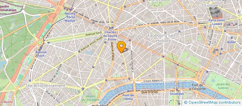 localisation de l'entreprise S.W.& CO  PARIS