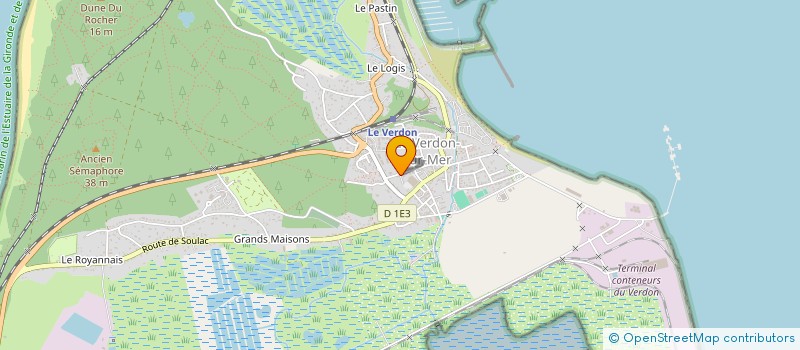 localisation de l'entreprise S&W LE VERDON  LE VERDON-SUR-MER