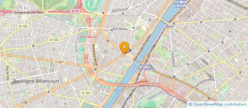 localisation de l'entreprise S.W.N.  PARIS