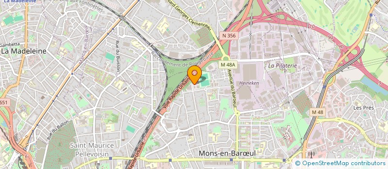 localisation de l'entreprise S.W. PATRIMOINE  MONS-EN-BARUL