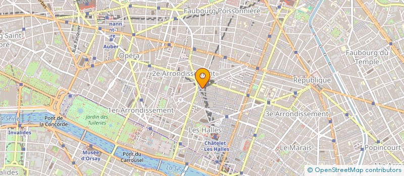 localisation de l'entreprise S.W.V.  PARIS