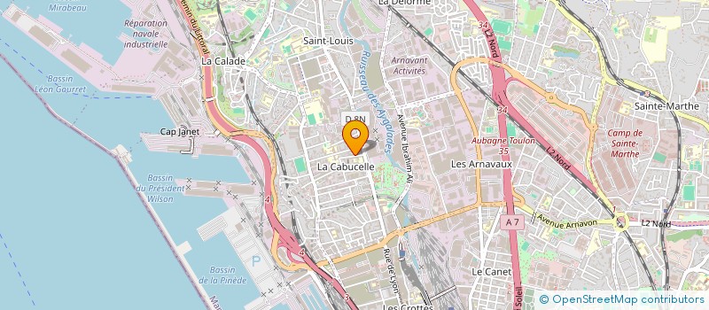 localisation de l'entreprise S-WD3 à MARSEILLE