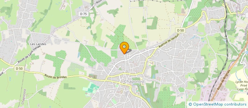 localisation de l'entreprise S. WOOD  CHAPONOST