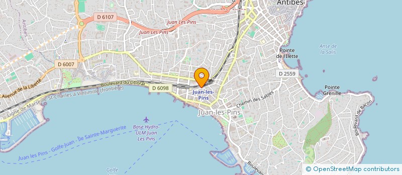 localisation de l'entreprise S&Y à ANTIBES