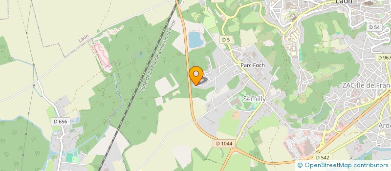 localisation de l'entreprise S Y C A à LAON