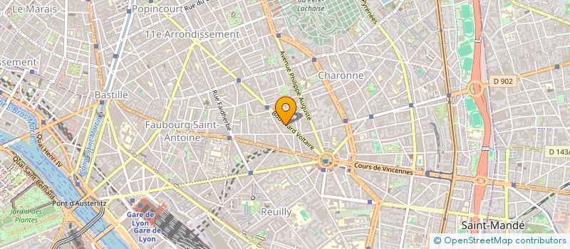 localisation de l'entreprise S.Y CREATIONS à PARIS