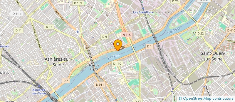 localisation de l'entreprise S&Y FORMATECH à ASNIERES-SUR-SEINE