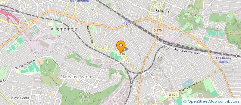 localisation de l'entreprise S&Y HOLDING à VILLEMOMBLE