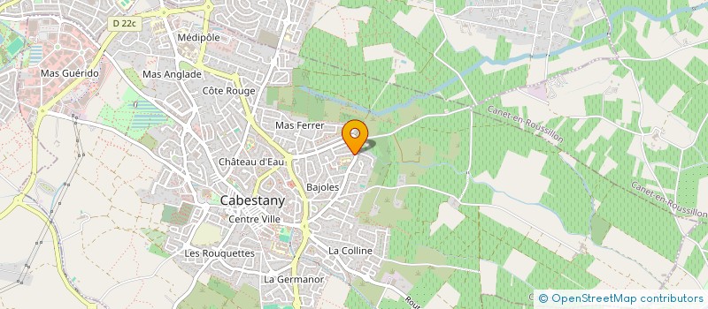 localisation de l'entreprise S.Y.L.  CABESTANY