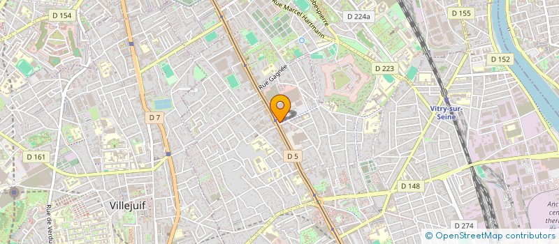 localisation de l'entreprise S Y M à VITRY-SUR-SEINE