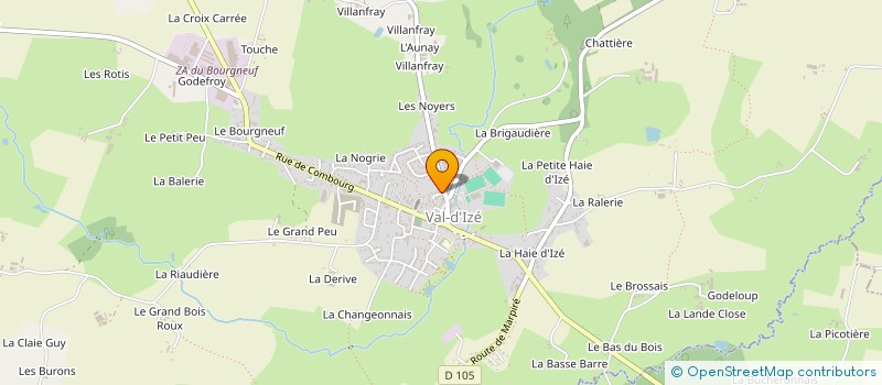 localisation de l'entreprise S.Y.M.A.  VAL-D'IZE