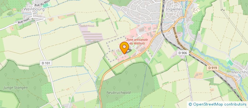 localisation de l'entreprise S.Y.M. CARS  INGWILLER