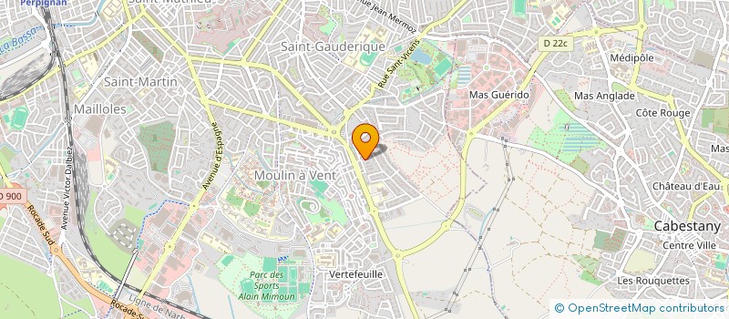 localisation de l'entreprise S.Y.R IMMOBILIER  PERPIGNAN