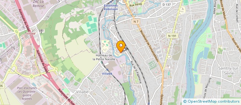 localisation de l'entreprise S Y S A L à CORBEIL-ESSONNES
