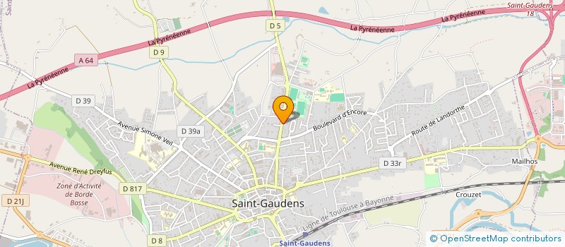 localisation de l'entreprise S1GB  SAINT-GAUDENS