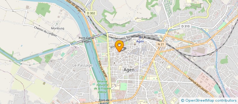 localisation de l'entreprise S2 AGEN à AGEN