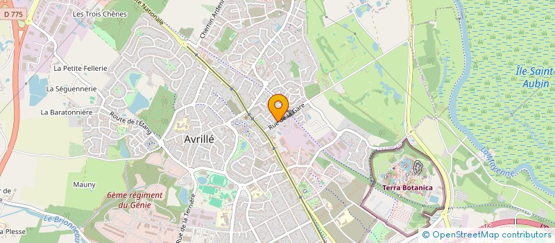 localisation de l'entreprise S2 AUB1 à AVRILLE