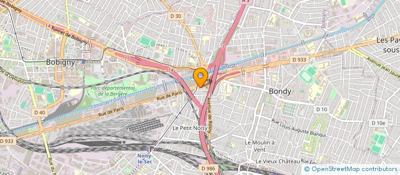 localisation de l'entreprise S2 DRIVE à NOISY-LE-SEC