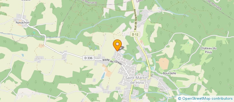 localisation de l'entreprise S2 FORMATION  SAINT-MARTIN-DE-HINX