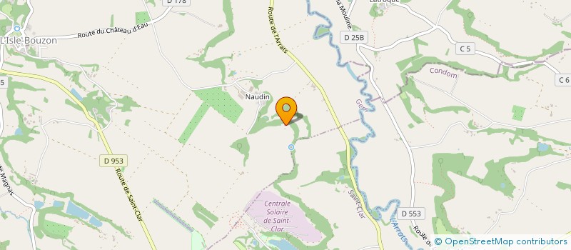 localisation de l'entreprise S2 PARTNERS  L'ISLE-BOUZON