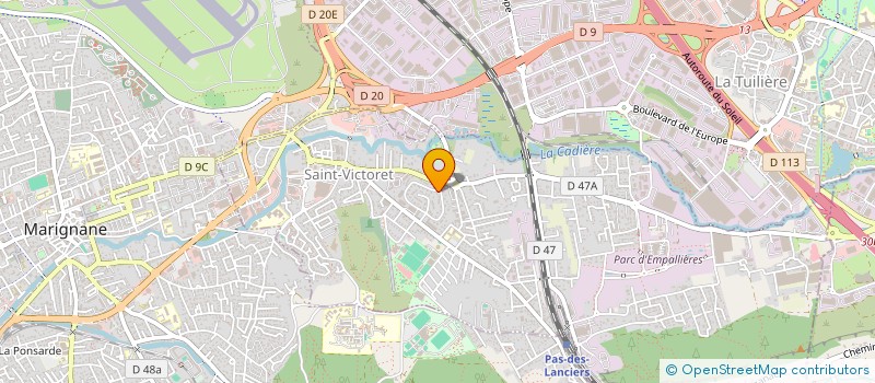 localisation de l'entreprise S2 TAXI  LE ROVE