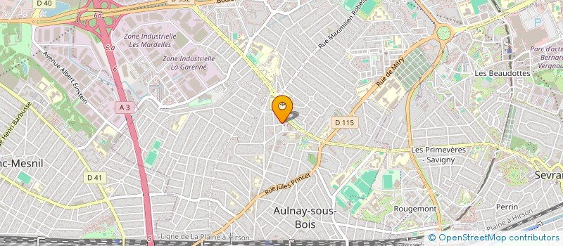 localisation de l'entreprise S20 SUPERMARCHE  AULNAY-SOUS-BOIS