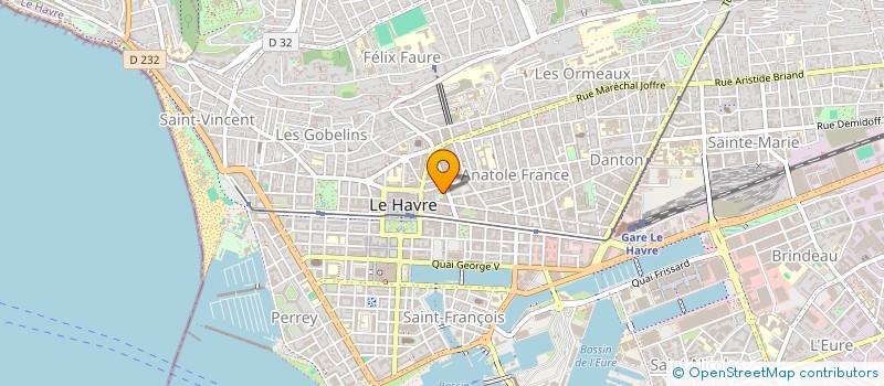 localisation de l'entreprise S2A  LE HAVRE