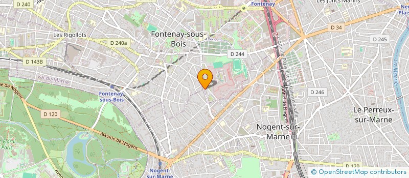 localisation de l'entreprise S2A à FONTENAY-SOUS-BOIS
