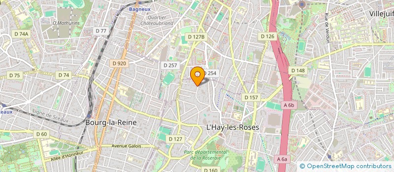 localisation de l'entreprise S2A  L HAY LES ROSES