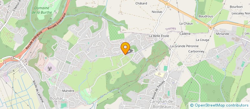 localisation de l'entreprise S2A  BOULIAC