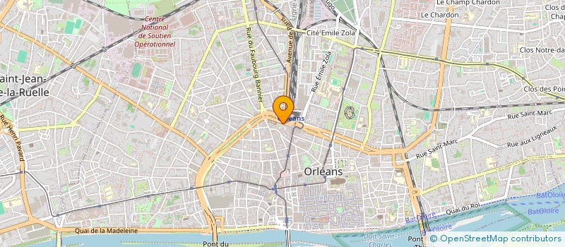 localisation de l'entreprise S2A  ORLEANS